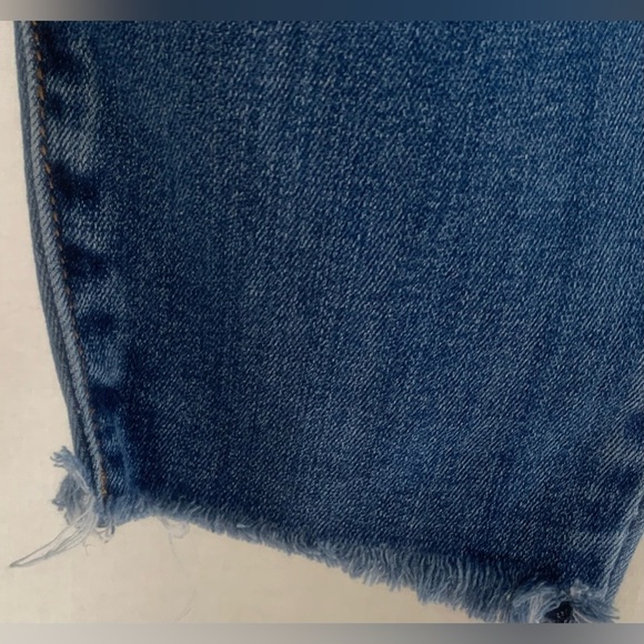 Kut From the Kloth Women's Donna Ankle Skinny Blue Jeans w/Frayed Hem; Size 6 - Picture 7 of 10